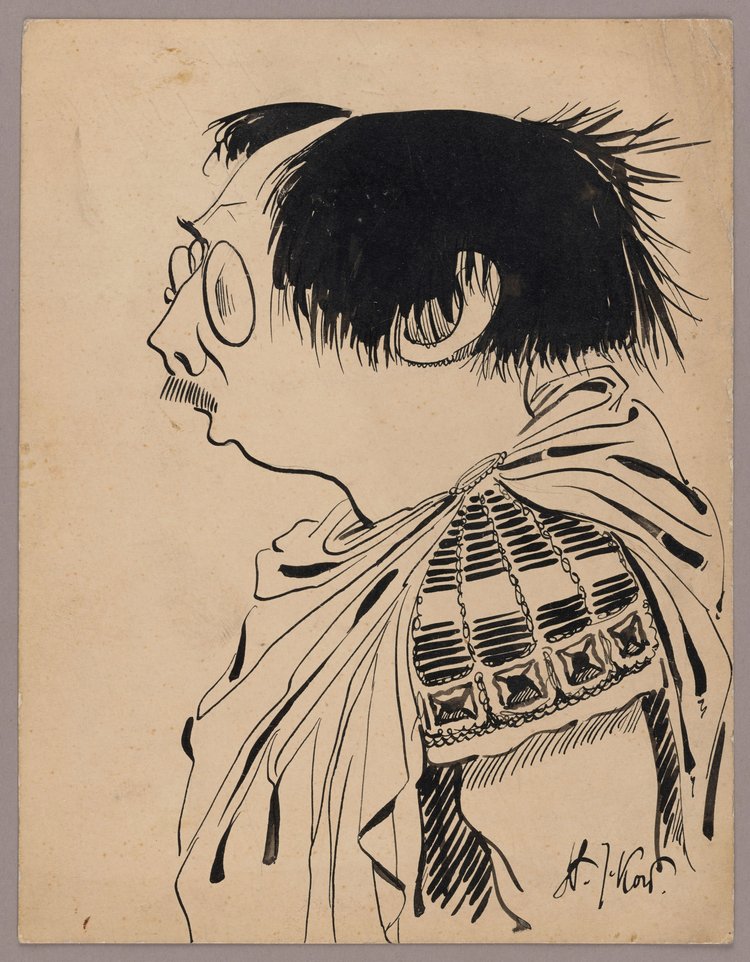 Karykatura Adolfa Nowaczyńskiego (1876-1944)