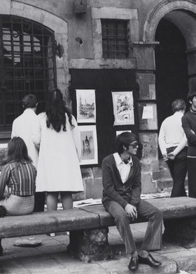 Painting display on the Kleinpoldt Tenement House