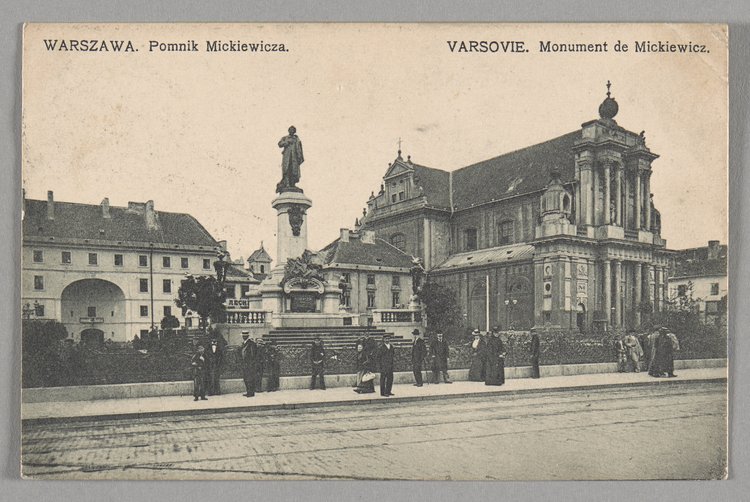 Pomnik Adama Mickiewicza i kościół pokarmelicki