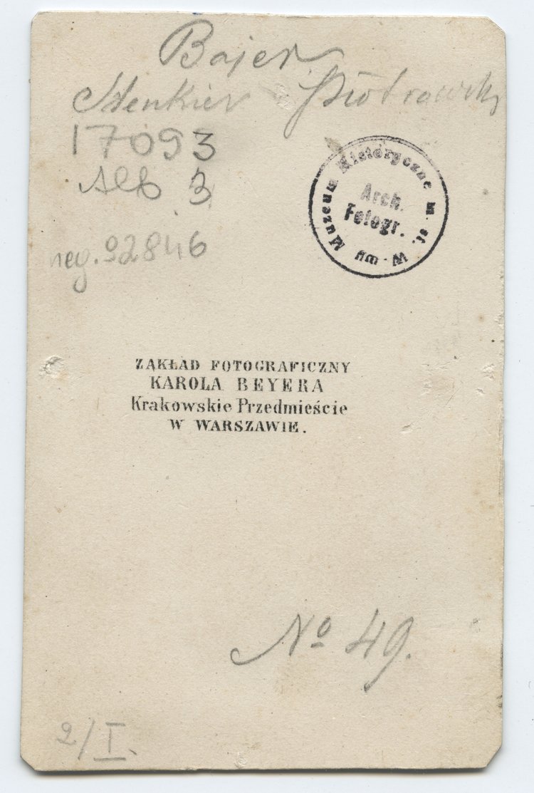 Portret Ksawerego Szlenkiera, Karola Beyera i Jakuba Piotrowskiego