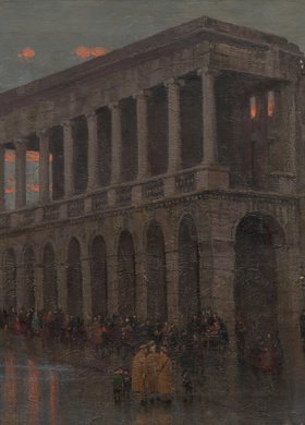 Ruiny pałacu Lubomirskich na placu Żelaznej Bramy