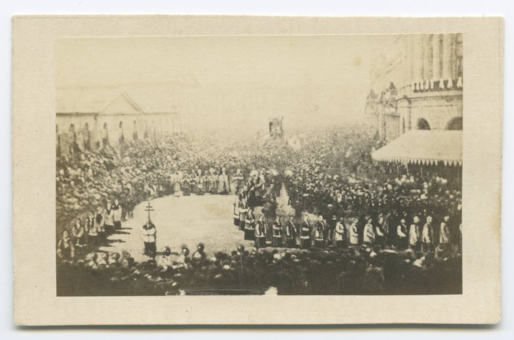 Pogrzeb arcybiskupa Antoniego Melchiora Fijałkowskiego