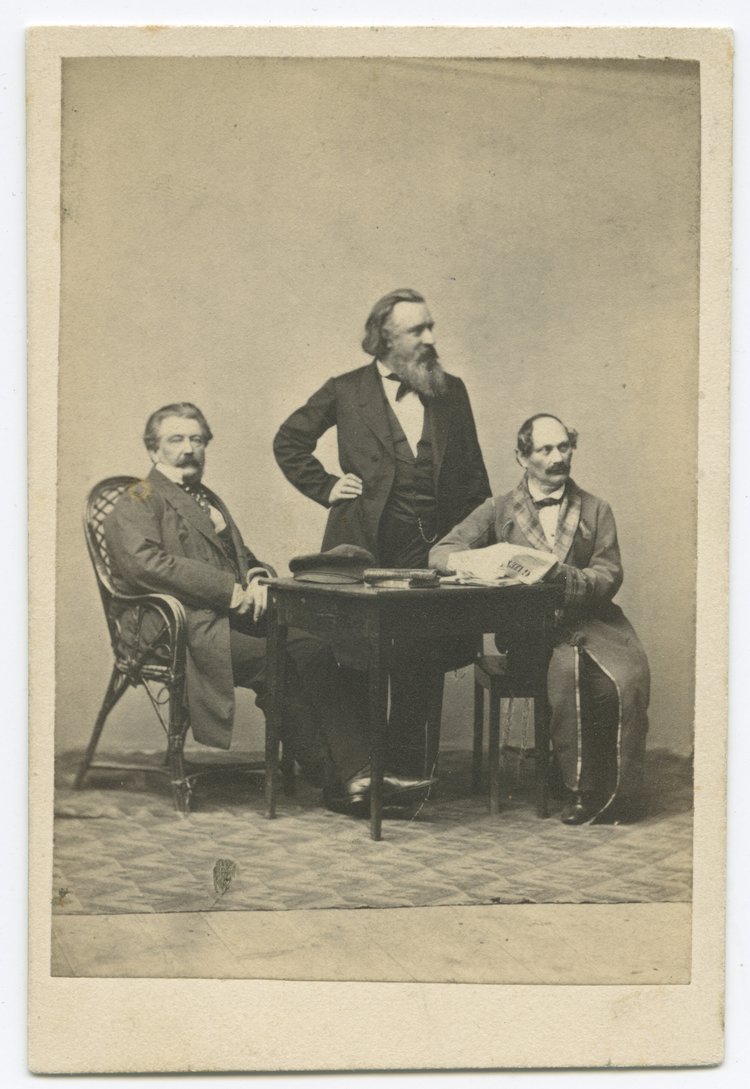 Portret Ksawerego Szlenkiera, Karola Beyera i Jakuba Piotrowskiego