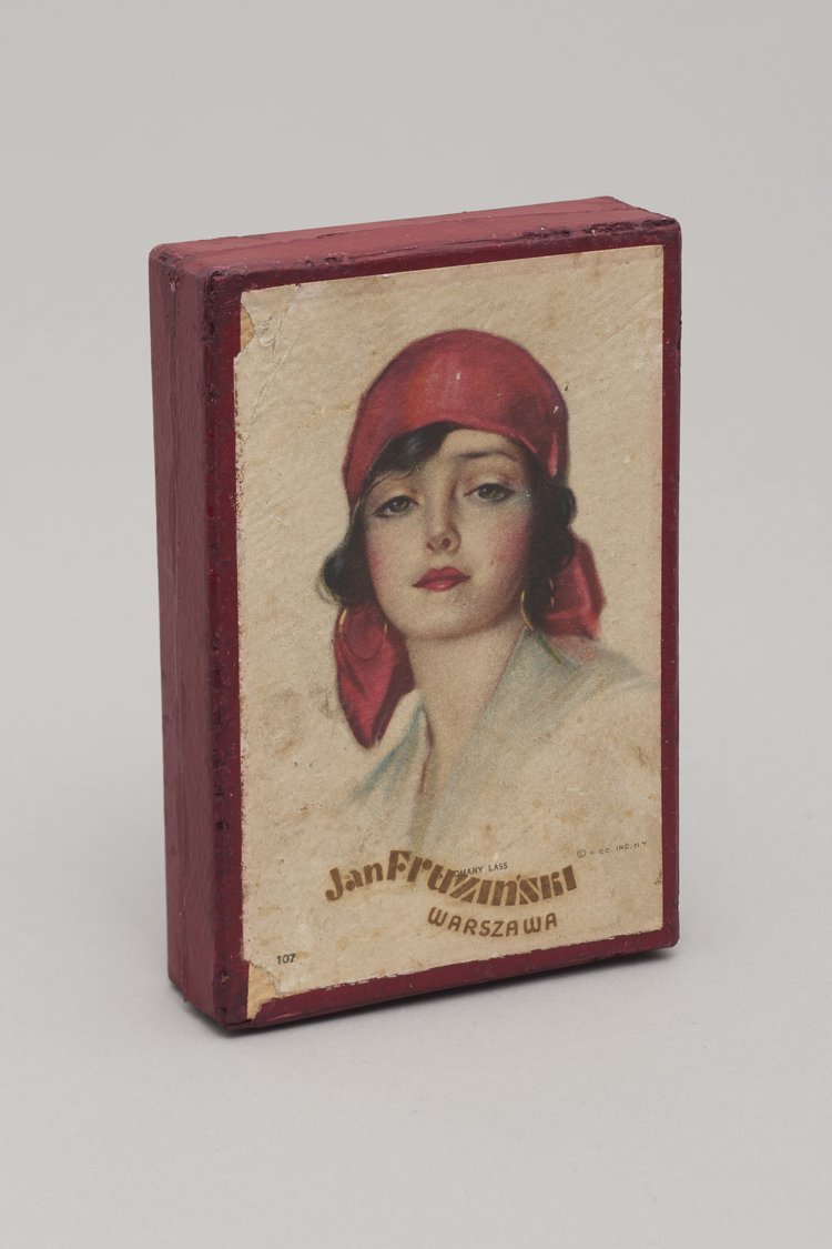 Pudełko po słodyczach firmy Jan Fruziński