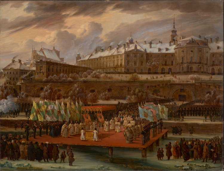 Obchody uroczystości święta Jordanu w Warszawie