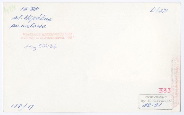 Ulica Wspólna po nalocie