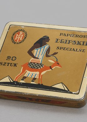 Pudełko po papierosach Egipskie Specjalne