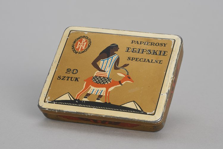 Pudełko po papierosach Egipskie Specjalne