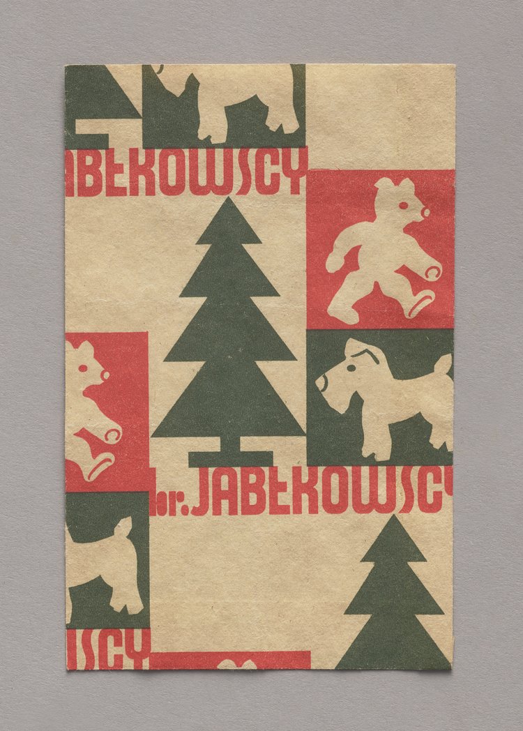 Papierowa torebka Domu Towarowego Bracia Jabłkowscy