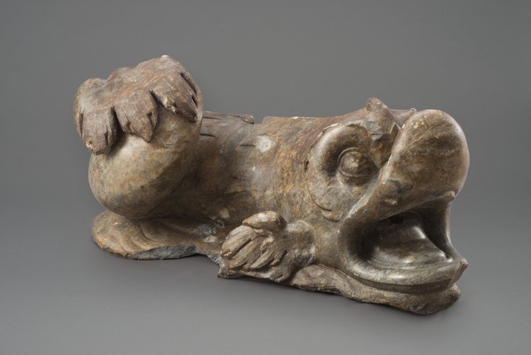 Delfin - fragment fontanny ogrodowej z Villa Regia (Pałacu Kazimierzowskiego)