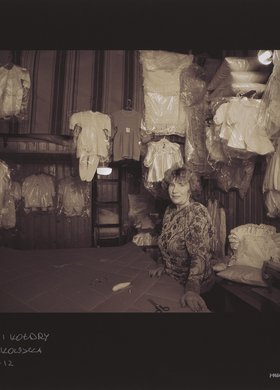 "Bieliźniarstwo i kołdry, p. Krystyna Piórkowska, ul. Ząbkowska 12"