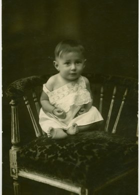 Portret małego dziecka z rodziny Reiffów i Kleinschmidtów