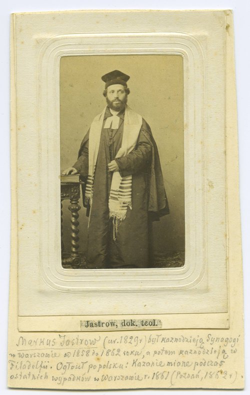 Portret rabina Markusa Jastrowa