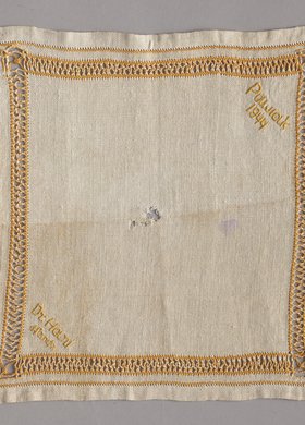 Serwetka z mereżką Anny Czuperskiej-Śliwickiej - pamiątka z Pawiaka