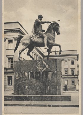 Pomnik księcia Józefa Poniatowskiego na placu Saskim