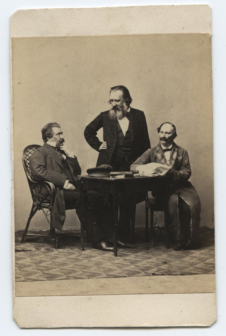 Portret Ksawerego Szlenkiera, Karola Beyera i Jakuba Piotrowskiego