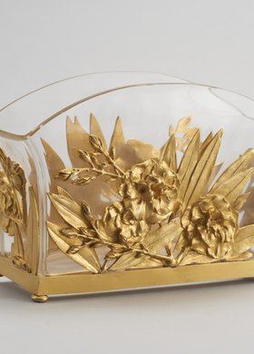 Żardiniera z motywem gałązek oleandra