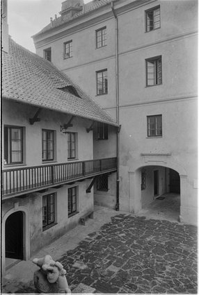 Dziekanka, widok od podwórza