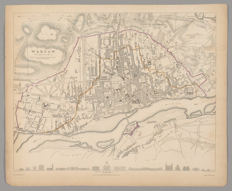 Warsaw [Warszawa], skala ok. 1:16 700