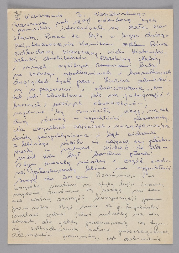 List wysłany przez Jerzego Chojnackiego do redaktora czasopisma p.t. "Kultura"