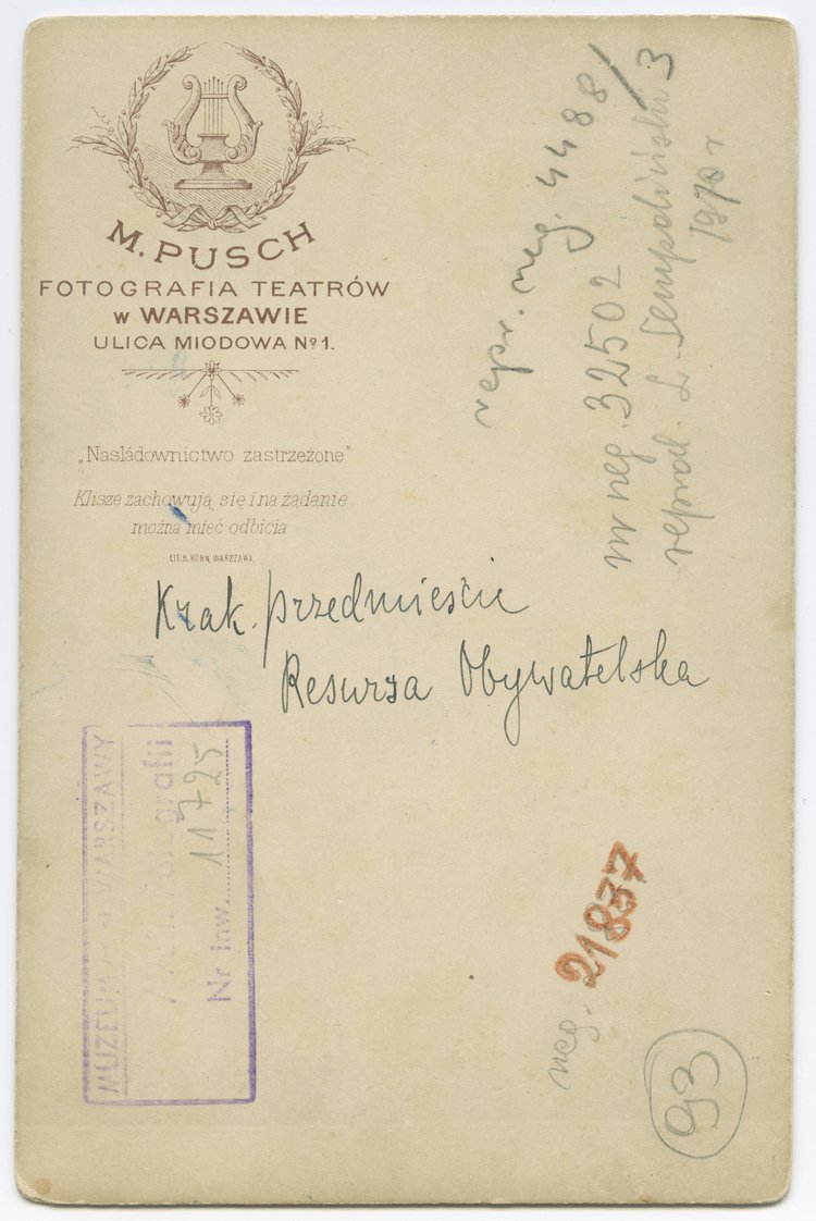 Krakowskie Przedmieście, widok na Resursę Obywatelską i Towarzystwo Dobroczynności