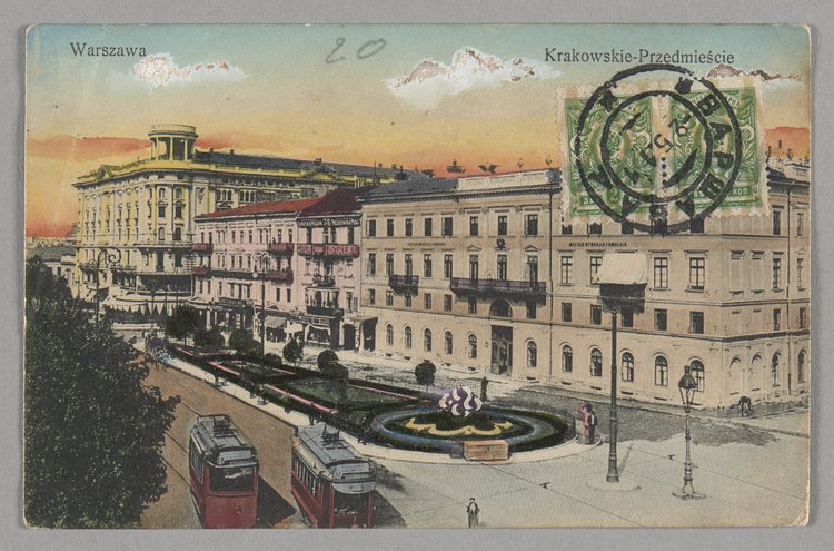 Krakowskie Przedmieście w rejonie wylotu ulicy Królewskiej