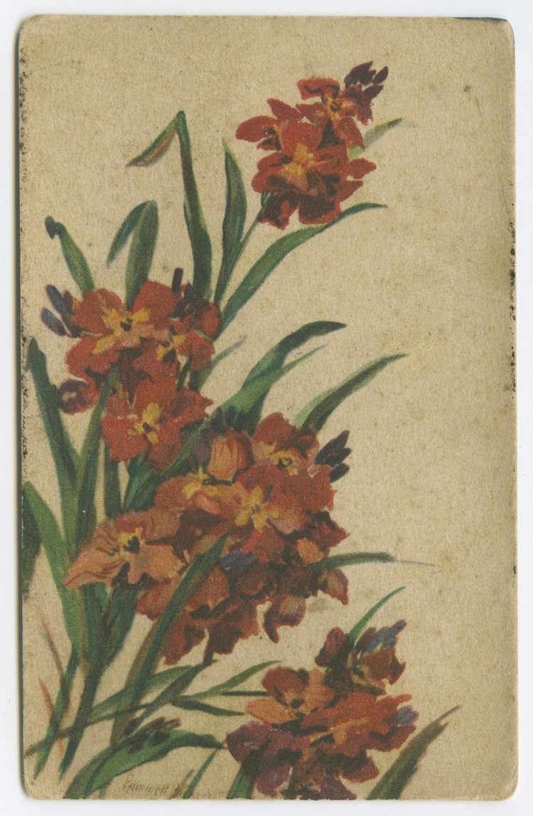 Pocztówka pamiątkowa Domu Sierot dla J. Bursztejna