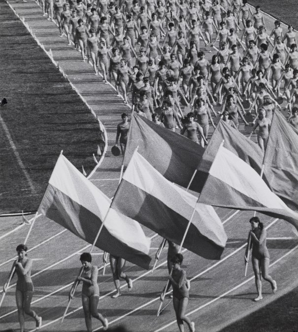 
                     
                     Edward Hartwig, Defilada na Stadionie Dziesięciolecia, lata 60. XX w.
                     
                     