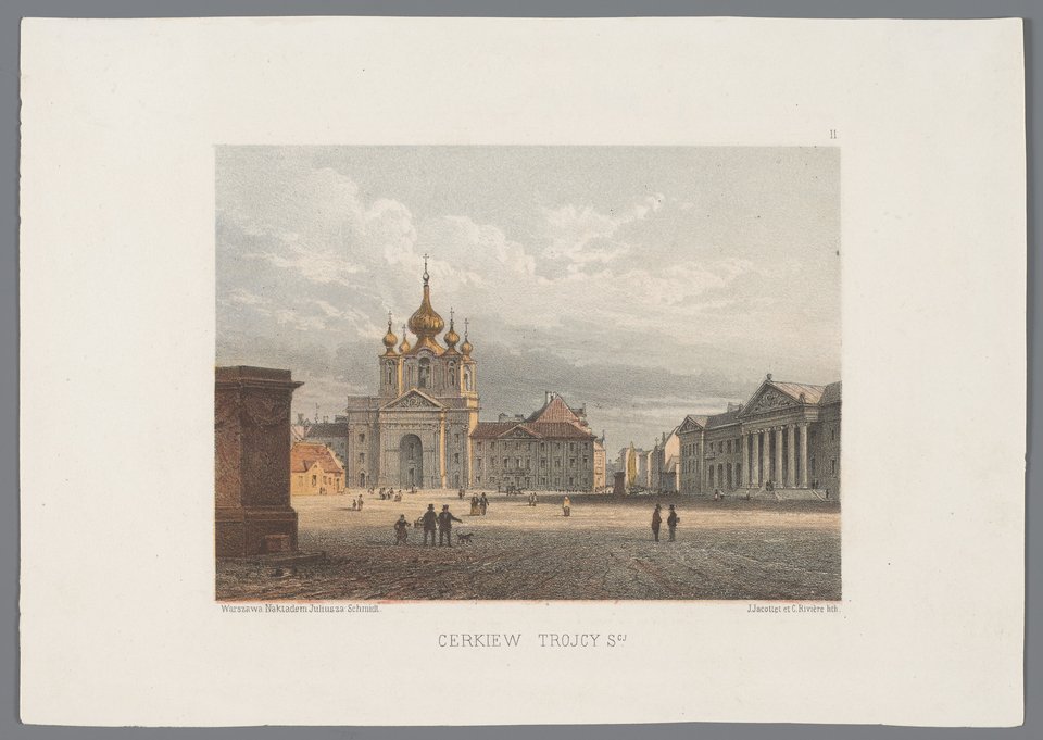 Cerkiew Trójcy Świętej, A. Lerue, W. Gerson, Ch. Riviere, Jacottet, 1852