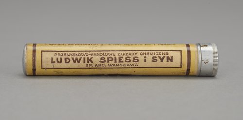 Fiolka po preparacie "PYRALGIN" firmy Ludwik Spiess i Syn;
