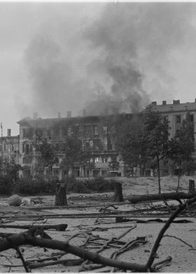 Pożar kamienicy przy ulicy Kredytowej 16