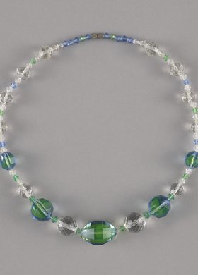 Naszyjnik ze szklanych paciorków