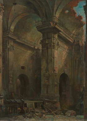 Wnętrze kościoła Św. Krzyża w Warszawie