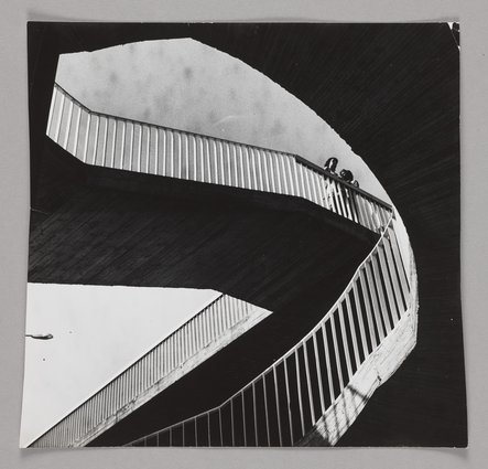 Stairs of General Zygmunt Berling Bridge (currently: Łazienkowski Bridge)