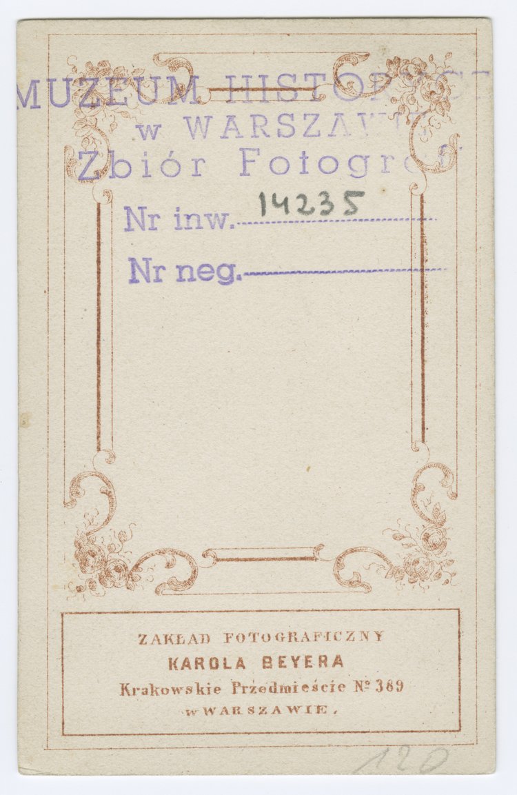 Portret zbiorowy oficerów armii carskiej stacjonujących w Warszawie