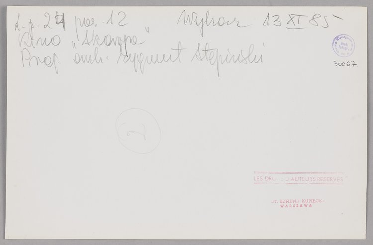 Kino Skarpa przy ulicy Kopernika, wejście główne