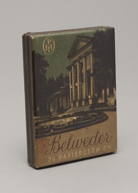 Opakowanie po papierosach Belweder