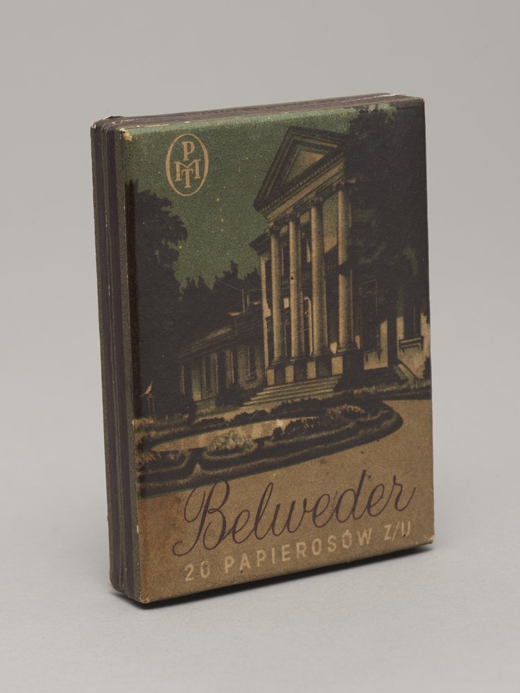 Opakowanie po papierosach Belweder