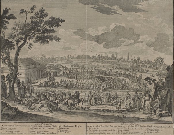 Elekcja Augusta II na Woli 27 czerwca 1697 r. autorstwo nieznane, Altomonte, Martino po 1697