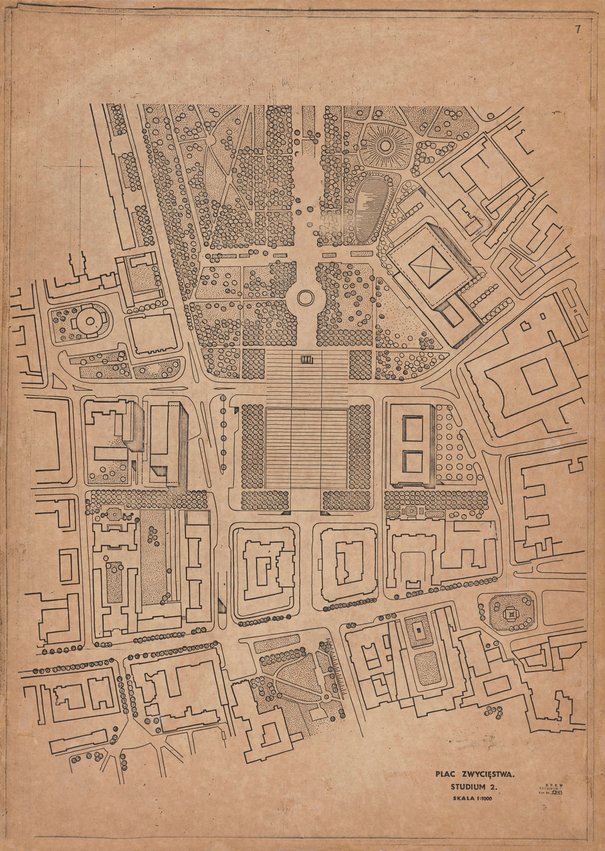 Plac Zwycięstwa, studium II Stępiński, Zygmunt