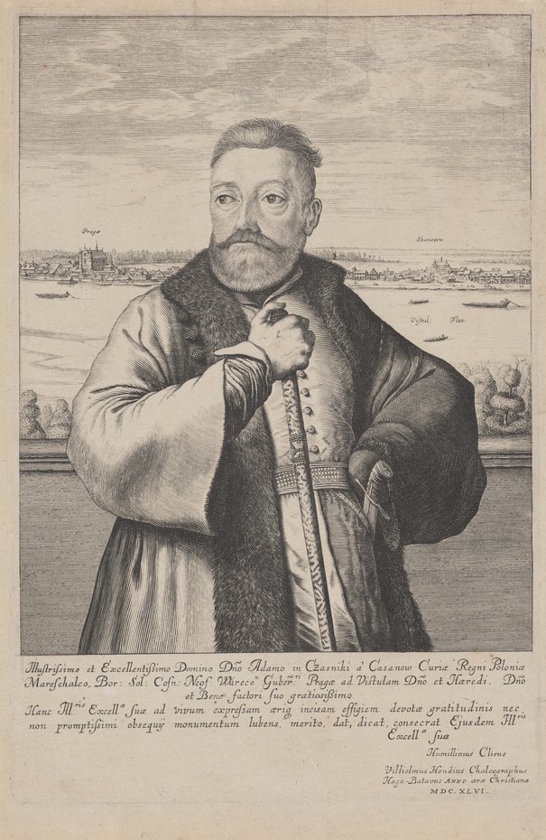 Portret Adama Kazanowskiego (ok. 1599-1649) Hondius, Willem 1646