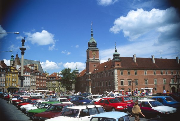 Plac Zamkowy z parkingiem Hartwig, Edward lata 90. XX w.