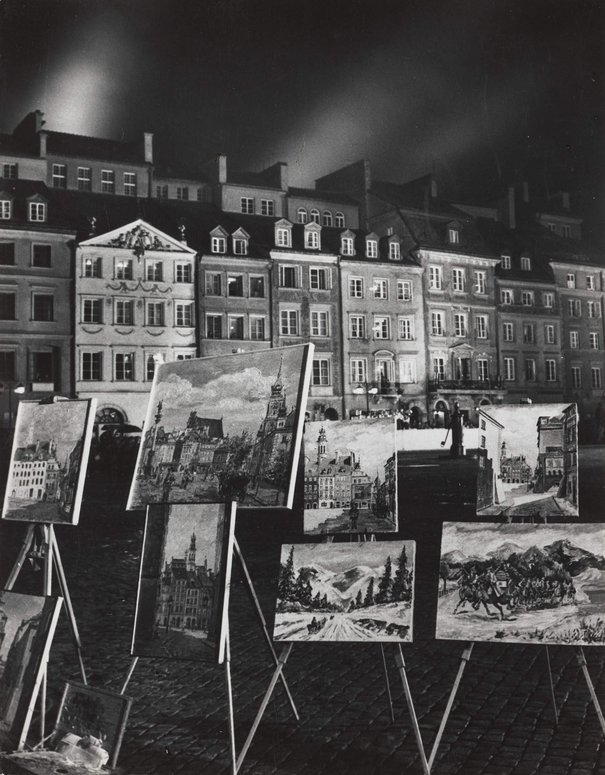 Edward Hartwig, 'Galeria obrazów' na Rynku Starego Miasta, przed 1984