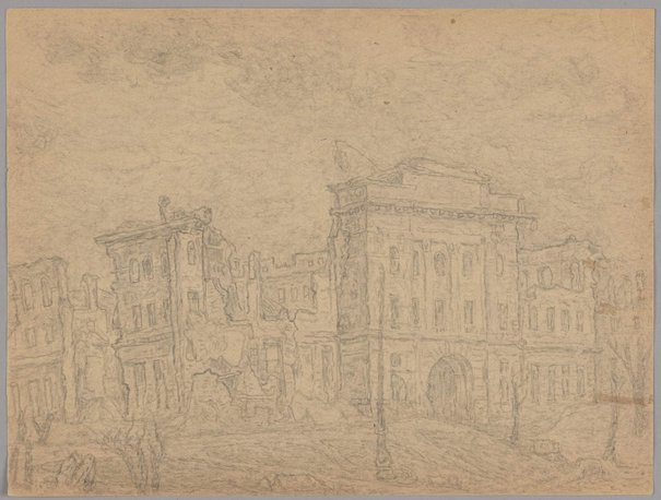 Ruiny Poczty Głównej przy placu Napoleona, MHW 24931