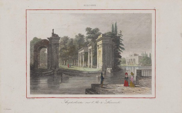 Samuel Jean Joseph Cholet, Amfiteatr w Łazienkach, 1840