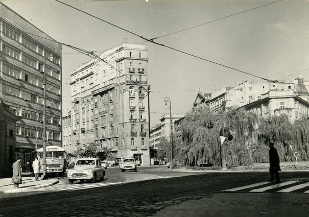 Widok z ulicy Puławskiej na plac Unii Lubelskiej