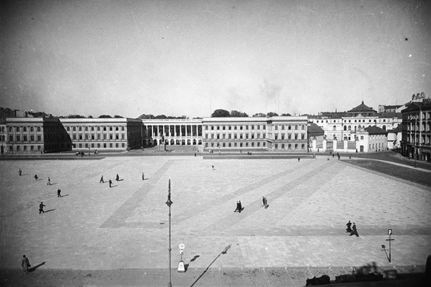 Panorama placu Marszałka Józefa Piłsudskiego Chomętowska, Zofia 1938