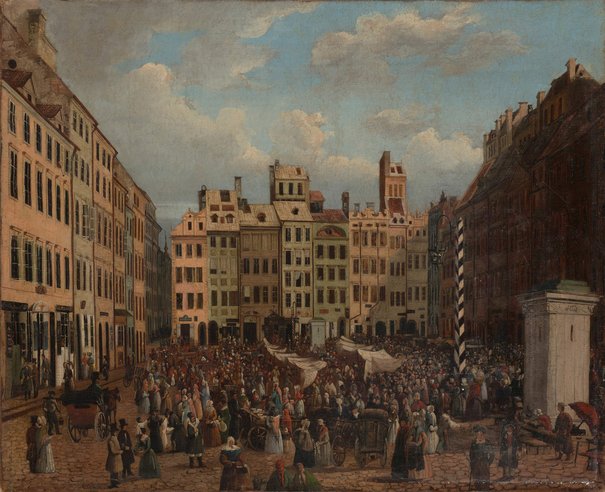 Rynek Starego Miasta, 1845