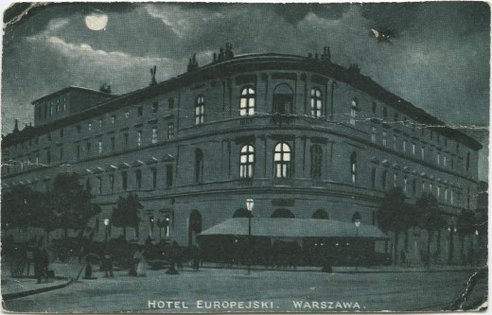 Hotel Europejski nocą, 1904 - 1905