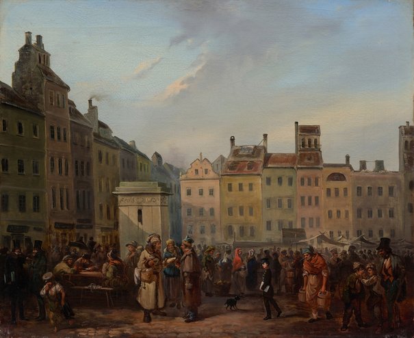 Franciszek Kostrzewski, Rynek Starego miasta, 1854